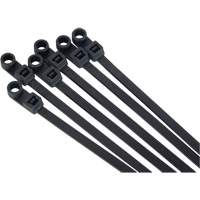 Screw-In Cable Tie, 8" Long, 50 lbs. Tensile Strength, Black Distribution Élite MP