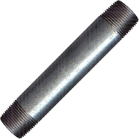 Raccord long, Galvanis&eacute;, 1/2", NPT x NPT Distribution Élite MP