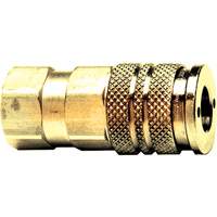 Automatic One-Handed Quick Disconnect, Brass, 1/4" x 3/8" Distribution Élite MP