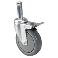 Roulette pour &eacute;tag&egrave;re en treillis chromat&eacute; Distribution Élite MP