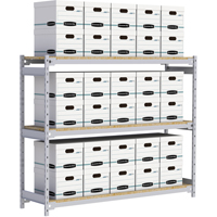 &eacute;tag&egrave;re-classeur de grande largeur, Acier, 3 Tablettes, 72" la x 18" p x 60" h Distribution Élite MP