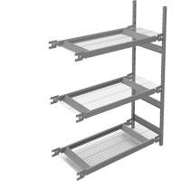 Wide Span Storage Shelving, Steel, Boltless, 1340 lbs. Capacity, 42" W x 60" H x 18" D Distribution Élite MP