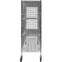 Chariot de s&eacute;curit&eacute;, Chrom&eacute;, 60" x 69" x 24", Capacit&eacute; 500 lb Distribution Élite MP