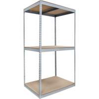 Heavy-Duty Shelving, Steel, Boltless, 1200 lbs. Capacity, 48" W x 84" H x 36" D Distribution Élite MP