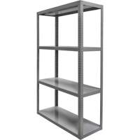 Heavy-Duty Shelving, Steel, Bolted, 3000 lbs. Capacity, 36" W x 72" H x 18" D Distribution Élite MP