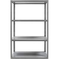 Heavy-Duty Shelving, Steel, Bolted, 3000 lbs. Capacity, 36" W x 72" H x 18" D Distribution Élite MP