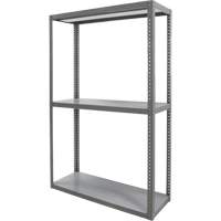 Heavy-Duty Shelving, Steel, Bolted, 3000 lbs. Capacity, 36" W x 72" H x 18" D Distribution Élite MP