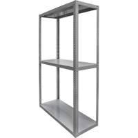 Heavy-Duty Shelving, Steel, Bolted, 3000 lbs. Capacity, 36" W x 72" H x 18" D Distribution Élite MP