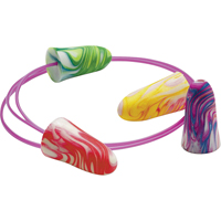 Bouchons d'oreilles en mousse SparkPlugs, Vrac - Boîte, Avec cordon Distribution Élite MP