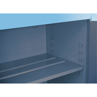 ChemCor&reg; Lined Acid/Corrosive Storage Cabinets, 30 gal., 43" x 44" x 18" Distribution Élite MP