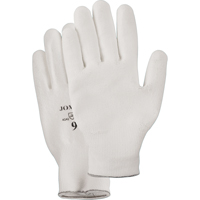 White Knit Palm Coated Gloves, Size Small/7, Polyurethane Coated, HPPE Shell, EN 388 Level 2 Distribution Élite MP