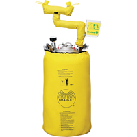 Douche oculaire portative avec enveloppe chauffante, Pressuris&eacute;, Capacit&eacute; 15 gal., Conformit&eacute; ANSI Z358.1 Distribution Élite MP