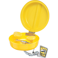 Douche oculaire/faciale avec couvercle, Installation Montage mural, Bol Plastique Distribution Élite MP