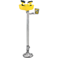 Poste de douche oculaire, Installation Socle, Bol Plastique Distribution Élite MP