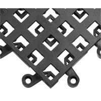 Carrelage no 560 ErgoDeck , PVC, 1-1/2' la c, 1-1/2' lo, 7/8" &eacute;paisseur, Noir Distribution Élite MP