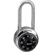 Padlock, Combination, Hardened Steel, 1-7/8" Width Distribution Élite MP