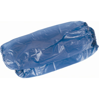 Manchettes l&eacute;ger, Longueur de 18", Vinyle, Bleu Distribution Élite MP