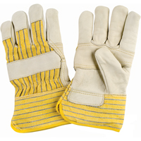 Winter-Lined Patch-Palm Fitters Gloves, X-Large, Grain Cowhide Palm, Cotton Fleece Inner Lining Distribution Élite MP