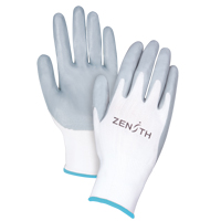 Gants l&eacute;gers enduits et respirants, 10/T-Grand, R&ecirc;vetement Mousse de nitrile, Calibre 13, Enveloppe en Polyester Distribution Élite MP