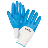 Gants enduits et tricot&eacute;s sans coutures de poids moyen, 10/T-Grand, R&ecirc;vetement Nitrile, Calibre 13, Enveloppe en Coton Distribution Élite MP