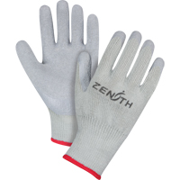 Gants enduits &agrave; doublure confortable en caoutchouc naturel, 10/T-Grand, R&ecirc;vetement Latex de caoutchouc, Calibre 10, Enveloppe en Polyester/Coton Distribution Élite MP