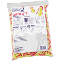 Bouchons d'oreilles jetables Laser Lite de Howard Leight, Vrac - Sac en poly Distribution Élite MP