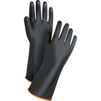 Gants de poids lourd pour la manipulation de produits chimiques, Taille Grand/9, 14" lo, Latex de caoutchouc, 30 mils Distribution Élite MP