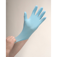 Gants d'examen r&eacute;sistants &agrave; la perforation, Moyen, Nitrile, 4,5 mils, Sans poudre, Bleu Distribution Élite MP