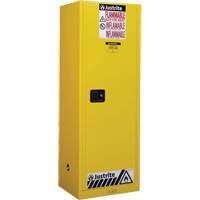 Armoire de s&eacute;curit&eacute; pour produits inflammables EX Slimline Sure-Grip , 22 gal., 1 Porte(s), 23,25" La x 65" h x 18" p Distribution Élite MP