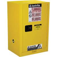 Armoire de s&eacute;curit&eacute; compacte pour produits inflammables EX Sure-Grip, 12 gal., 1 Porte(s), 23,25" La x 35" h x 18" p Distribution Élite MP