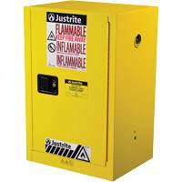 Armoire de s&eacute;curit&eacute; compacte pour produits inflammables EX Sure-Grip, 12 gal., 1 Porte(s), 23,25" La x 35" h x 18" p Distribution Élite MP
