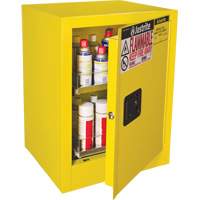 Armoire de s&eacute;curit&eacute; d'&eacute;tabli pour produits inflammables EX Sure-Grip, 24 gal., 1 Porte(s), 21" La x 27" h x 18" p Distribution Élite MP