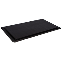 Ergo-Ease Mats, Ribbed, 2' x 10' x 7/8", Black, Rubber/Sponge Distribution Élite MP