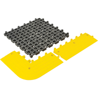 Tapis Ergodeck tout usage No 564 & No 566, PVC, 1-1/2' la c, 1-1/2' lo, 7/8" &eacute;paisseur, Charbon Distribution Élite MP