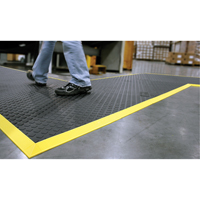 Tapis Rejuvenator Connect No 502, Polyur&eacute;thane, 3' la c, 3' lo, 5/8" &eacute;paisseur, Noir Distribution Élite MP
