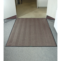 Waterhog&reg; Eco Elite Matting, Wiper/Scraper, 4' x 6' x 3/8", Chestnut Brown Distribution Élite MP