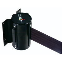 Wall Mount Barrier, Steel, Screw Mount, 12', Black Tape Distribution Élite MP