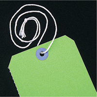 Options de finition pour &eacute;tiquettes - cordons d'attache Distribution Élite MP