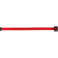Cartouche de ruban pour assembler votre propre barri&egrave;re de contr&ocirc;le des foules, Vierge, 7', Ruban Rouge Distribution Élite MP