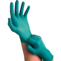 Gants TouchNTuff 92-600, Petit, Nitrile, 5 mils, Sans poudre, Vert Distribution Élite MP