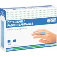 Bandages, Rectangular/Square, 3", Fabric Metal Detectable, Sterile Distribution Élite MP