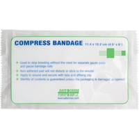 Pansements compressifs, embouts gaufr&eacute;s, Couper au besoin lo x 4-1/2" la Distribution Élite MP