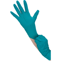 Gants jetables TouchNTuff, 7, Nitrile, 5 mils, Poudr&eacute;s, Vert Distribution Élite MP