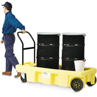 Poly-Spillcart Cart, 66.5" L x 29" W x 43.9" H, 57 US gal. Spill Cap. Distribution Élite MP