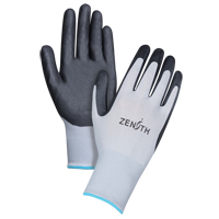 Gants l&eacute;gers enduits et respirants, 10/T-Grand, R&ecirc;vetement Mousse de nitrile, Calibre 13, Enveloppe en Polyester Distribution Élite MP