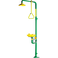 Combinaison de douche & douche oculaire a&eacute;r&eacute;e Safe-T-Zone Distribution Élite MP