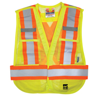 Veste d&eacute;tachable Open Road, Jaune lime haute visibilit&eacute;, Polyester Distribution Élite MP