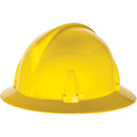 Casques de s&eacute;curit&eacute; &agrave; bordure compl&egrave;te TopGard, R&eacute;pond aux normes CSA type 1, Suspension Rochet, Non ventil&eacute; Distribution Élite MP
