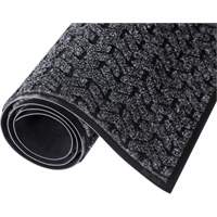 Tapis de couloir Tire-Track, Essuie-pieds/grattoir, 4' x 6' x 3/8", Charbon Distribution Élite MP