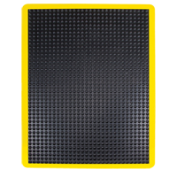 Tapis antifatigue en d&ocirc;me, &agrave; bulles, 2' x 3' x 1/2", Noir, Caoutchouc Distribution Élite MP
